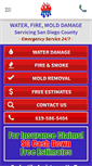 Mobile Screenshot of flooddamagerepairsandiego.com